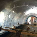 Tilpasset stort akvariumplastik tunnel akryl prosjekt
